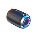 Bluetooth Speaker Portable Speaker Bluetooth Wireless Speaker HiFi Stereo LED RGB Lighting Outdoor Bluetooth Wireless Subwoofer for Car Office Gy