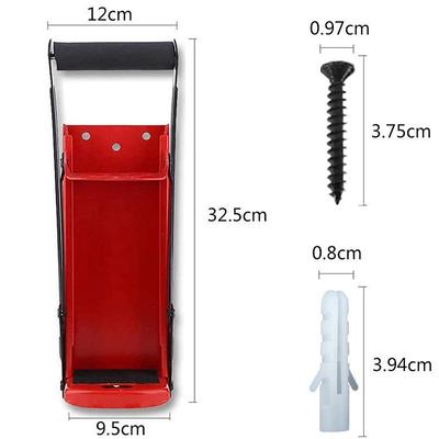 Metal Can Crusher Wall Mounted Thicker Metal Arms Heavy Duty Aluminum Can Crushers for Recycling 16oz Plastic Bottle Soda Can Smasher 4 Mounting Screws