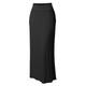 Women's Skirt Pencil Work Skirts Long Skirt Maxi Skirts Solid Colored Office / Career Holiday Summer Polyester Streetwear Basic Black White Red