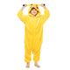 Kid's Kigurumi Pajamas Nightwear Camouflage Pika Pika Animal Patchwork Onesie Pajamas Pajamas Funny Costume Coral fleece Cosplay For Boys and Girls Halloween Animal Sleepwear Cartoon