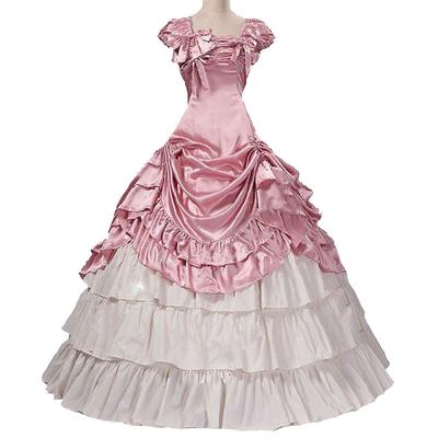 Rococo Victorian 18th Century Dress Party Costume Masquerade Maria Antonietta Plus Size Ball Gown Women's Girls' Carnival Masquerade Carnival Performance Party / Evening Adults' Dress