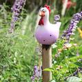 Chicken Garden Decor Statues Sculptures Decoration Home Animal Funny Resin Figurines Garden Plug Pottery Figure Ornaments