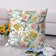 Floral Double Side Cushion Cover 1PC Soft Decorative Square Throw Pillow Cover Cushion Case Pillowcase for Bedroom Livingroom Superior Quality Machine Washable Outdoor Cushion for Sofa Couch Bed Chair Garden Theme