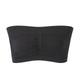 Seamless Bandeau Bra Plus Size Strapless Stretchy Tube Top Bra with Removable Pads for Women