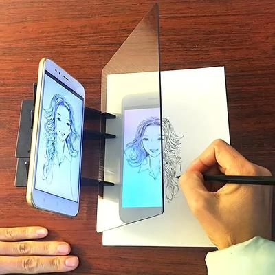 Optical Clear Drawing Board Portable Optical Tracing Board Image Drawing Board Tracing Drawing Projector Optical Painting Board Sketching Tool For Kids Beginners Artists
