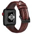 Leather Band Compatible with Apple Watch band 38mm 40mm 41mm 42mm 44mm 45mm 49mm Adjustable Women Men Genuine Leather Strap Replacement Wristband for iwatch Ultra 2 Series 9 8 7 SE 6 5 4 3 2 1