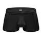 Men's Boxer Swim Shorts Beach Shorts Going out Weekend Soft Comfortable Elastic Waist Zipper Pocket Plain Short Gymnatics Casual Activewear Lake blue Black