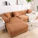 Stretch Sofa Cover Slipcover Elastic Modern Sectional Couch for Living Room Couch Cover Sectional Corner L-shape Chair Protector Couch Cover 1/2/3/4 Seater