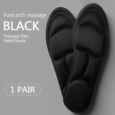 1 Pair Foot Pad 5D Massage Memory Foam Insoles For Shoes Sole Breathable Cushion Support Running Foot Orthopedic Insoles Plantillas Orthopedics
