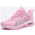 Women's Sneakers Running Shoes Athletic Non-slip Air Cushion Cushioning Breathable Lightweight Soft Running Jogging Rubber Knit Summer Spring Pink Black White Black Red Grey