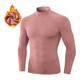 Men's T shirt Tee Gym Shirt Compression Shirt Training Shirt Men Tops Standing Collar Long Sleeve Street Vacation Going out Casual Daily High Stretch Moisture Wicking Breathable Zipper Plain Wine Red