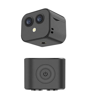 4K Dual-Len Wifi Mini Camera Smart Home Security Indoor Infrared Night Vision Surveillance Camera Motion Detection Camcorder HD Video Recorder Cam