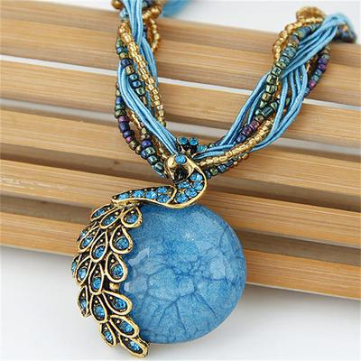 Women's necklace Ethnic Style Street Gem Necklaces