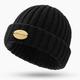 Men's Beanie Hat Fisherman Beanie Trawler Beanie Watch Cap Skull Cap Black Red Wool Roll up Edge Outdoor Vacation Plain Warm