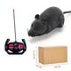 4 Way Remote Control Mouse Flocking Simulation Infrared Remote Control Electric Pet Toy Full Motion Hairy Mouse