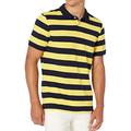 Men's Polo Shirt Golf Shirt Outdoor Casual Polo Collar Short Sleeve Casual Comfortable Striped Button Front Button-Down Summer Spring Regular Fit Yellow Light Green Navy Blue Green Gray Polo Shirt