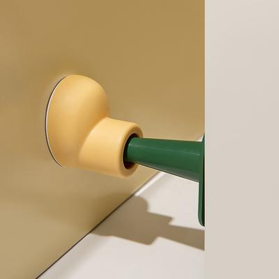 Anti-Collision Door Stopper Creative Silicone Door Stopper Non-Punching Toilet Top Door Stopper New Silent Toilet Door Stopper