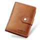 Man Purse Genuine Leather RFID Vintage Wallet Men with Coin Pocket Short Wallets Small Zipper Walet with Card Holders