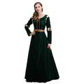 Brave Merida Dress Cosplay Costume Theme Party Costume Women's Movie Cosplay Cosplay Halloween Dark Green Halloween Carnival Masquerade Dress