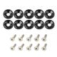 10pcs Aluminum M6 X 20 Car Styling Modification Fender Washer License Plate Bolts Car Decoration