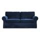 Ektorp 2 Seat Sofa Cover or Ektorp 2 Seat Sofa Bed Cover with Cushion Covers and Backrest Covers, Ektorp Couch Slipcover Washable Furniture Protector