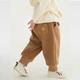 Toddler Boys Sweatpants Trousers Solid Color Keep Warm Pants School Cool Daily Royal Blue Khaki Beige