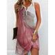 Women's Mini Dress Petite Dress Petite Dress T Shirt Dress Tee Dress Sundress Summer Dress Active Fashion Streetwear Outdoor Vacation Casual Regular Fit Ombre Floral Stripe Sleeveless