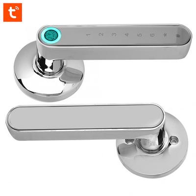 WAFU WF-016 Smart Biometric Fingerprint Door Lock Smart Bluetooth Password Handle Lock APP Unlock Keyless Entry USB Battery