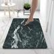 Marble Print Bathroom Mat, Soft Non-Slip Quick Dry Bath Mat, Super Absorbent Shower Carpet for Home Bathroom, Bathroom Accessories