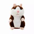 Talking Hamster Plush Toy Recording Hamster Electric Hamster. A recording that can learn how to speak. Nodding Hamster Little Mouse Electric Toy