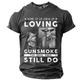 Loving gunsmoke T shirt Still Do Vintage Street Style Men's 3D Print T shirt Tee Sports Outdoor Holiday Going out T shirt Black Army Green Dark Blue Short Sleeve Crew Neck Shirt