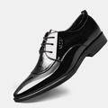 Men's Leather Shoes New Business Formal Shoes Plus Size Shoes Men's Lace-Up Wedding Shoes All-Match Casual Shoes