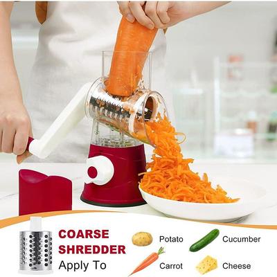 Multi-Functional Vegetable Cutter, Twister, Vegetable Cutter, Shredded And Sliced Hand-Cranked Kitchen Gadgets