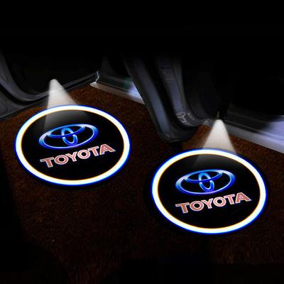 2Pcs/set LED Logo Light Shadow Lights Projector Car Door LED Light for Nissan Toyota Hyundai Benchi Welcome Light