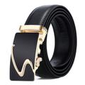 Men Belt Male Genuine Leather Belt Men Strap Belts For Men Automatic Buckle Black Men's Belts Cummerbunds cinturon hombre