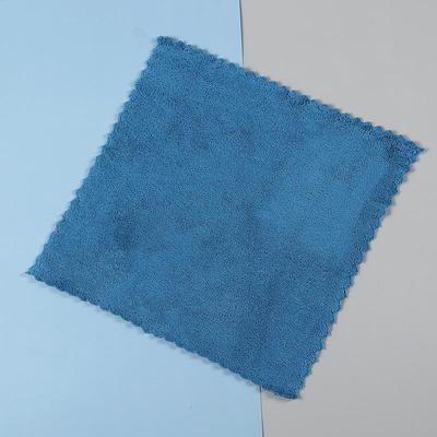 Coral Velvet Square Towel Kitchen Dishcloth Soft Absorbent Small Handkerchief Plain Color Saliva Towel Baby And Children Hand Towel
