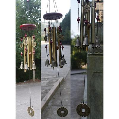 1pc Hang Large Charm Tube Bell Wind Chime Outdoor Yard Garden Home Decoration, Yard Art Decor