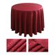 Wedding Decor Tablecloth Red Round Table Cloth Cover for Hotel Restrant Dining,Table Cloth for Harvest, Xmas Holiday, Winter, and Parties