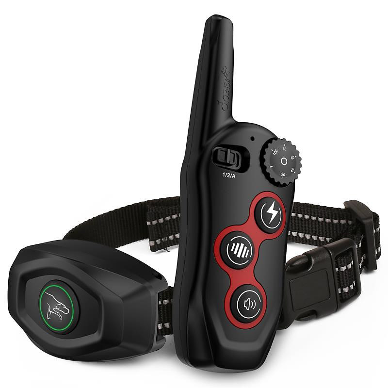 Dog Training Anti Bark Collar Shock Collar For Dogs With Remote Remote Controlled Adjustable Dog Pets Waterproof Anti Bark Electronic / Electric Plastic Behaviour Aids 2 in 1 For Pets