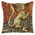 Gobelin Aubusson Tapestry Cushion Cover Lady Unicorn Jacquard Throw Pillow Home Decorative Livingroom Bedroom Sofa Couch
