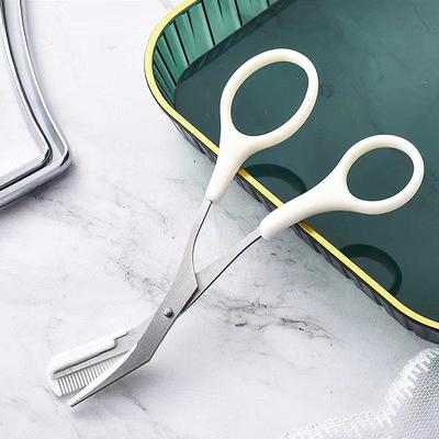 Eyebrow Trimmer Scissor With Comb Lady Woman Men Hair Removal Grooming Shaping Stainless Steel Eyebrow Remover Makeup Tool