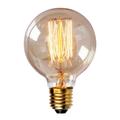 40W Edison Vintage Incandescent Light Bulb Dimmable E26 E27 G80 Candelabra Cage Filament Amber Warm White for Lighting Fixture 220-240V