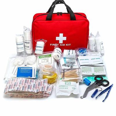 Portable First Aid Kit For Outdoor Travel Camping Hiking Adventures - Multi-Purpose Emergency Supplies Bag (With Essential Medical Equipment)