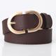 Women's Belt PU White Black Khaki Brown Coffee Waist Belt School Daily Pure Color / Spring / Summer / Fall / Winter / Alloy