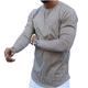 Men's T shirt Tee Long Sleeve Shirt Striped Crew Neck Casual Holiday Long Sleeve Clothing Apparel Fashion Lightweight Muscle Big and Tall