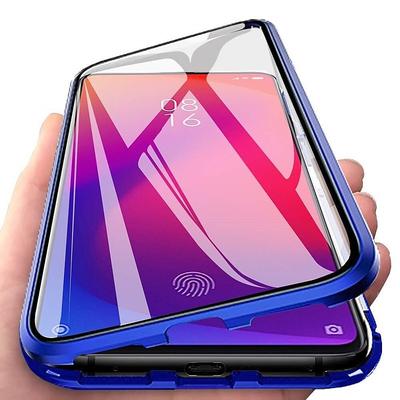 Phone Case For Samsung Galaxy S25 S24 S23 S22 S21 FE S21 Ultra Plus A14 A34 A54 A13 Full Body Case Magnetic Adsorption with Screen Protector Magnetic Full Body Protective Transparent Tempered Glass