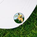 Golf Ball Marker Hat Clip 25mm Round Metal Coin Marker, Choose from a Variety of Designs for Positioning Your Golf Ball