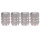 StarFire 4pcs Car Tire Valve Caps Aluminum Alloy Car Wheel Tire Valve Caps Dustproof Car Motorcycle Truck Bike For USA AIR Valve Caps