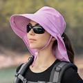 Women's Bucket Hat Sun Hat Navy Back Wide Brim with Neck Flap Sports Outdoor UV Sun Protection Sunscreen UV Protection Breathable