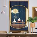 Kitchen Curtains Door Curtains Tapestry Decor,Japanese Noren Door Curtain Panel, Room Divider for Porch Livingroom Office Bedroom Patio